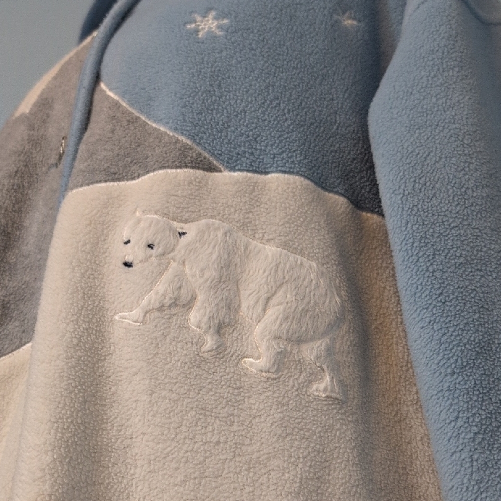 Northern Reflections Light Blue Polar Bear Jacket - Picture 4 of 12